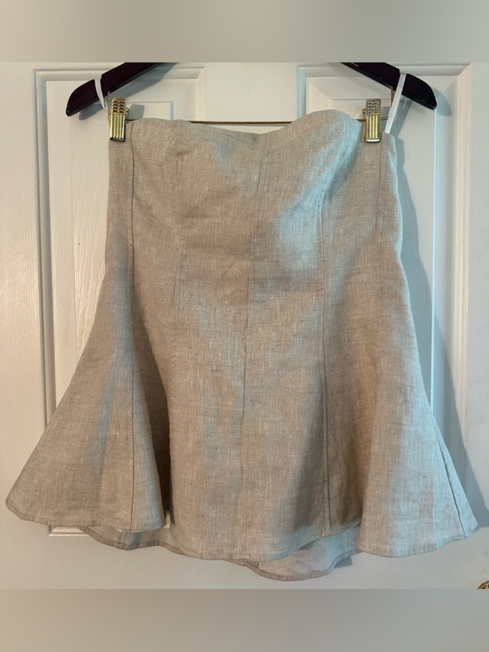 DISSH | Revolve | 10 Feminine Peplum Tunic Linen Top Bustier Sleeveless Smocked
